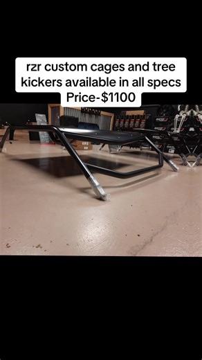Custom Cages and Tree Kickers for RZR UTVs