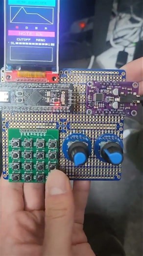 STM32 base SYNTH ADSR test