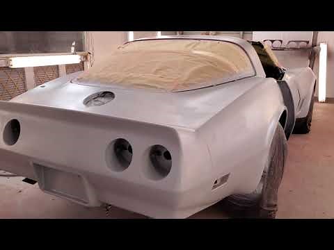 1981 Corvette restoration in progress at Street Machines Texas Samspace81 vlog