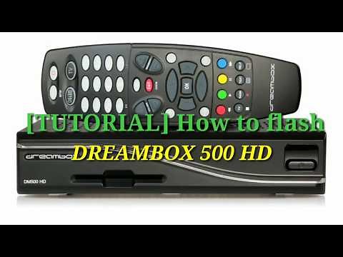 tutorial image of the installation of a new IMAGE on the new DM500HD decoder