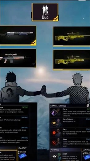 best DUD combination in free fire