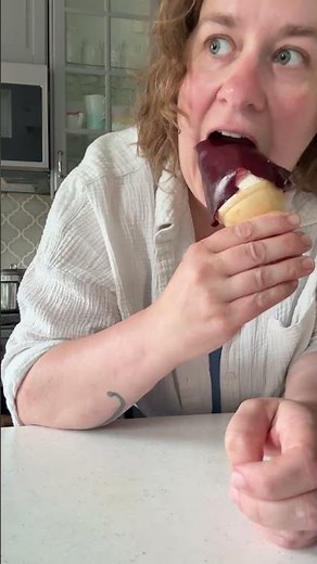 Trying the viral soft serve trend with homemade fruit leather! Spoiler alert-it was incredible! 🍒❤️