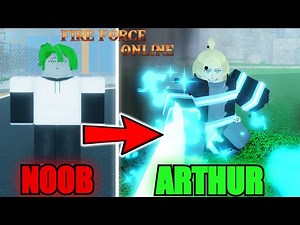Going From Noob To ADOLLA BURST Arthur Boyle In Fire Force: Reignition...(Roblox)
