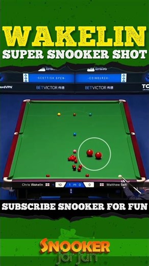 Wakelin super snooker shot| #shorts #youtubeshorts #trending #snooker #ding #juddtrump #ronnie