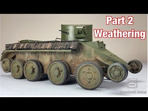 WEATHERING with PIGMENTS, Hobby Boss BT2 Tank, Part 2