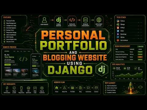 Personal Portfolio and Blogging Website Using Django