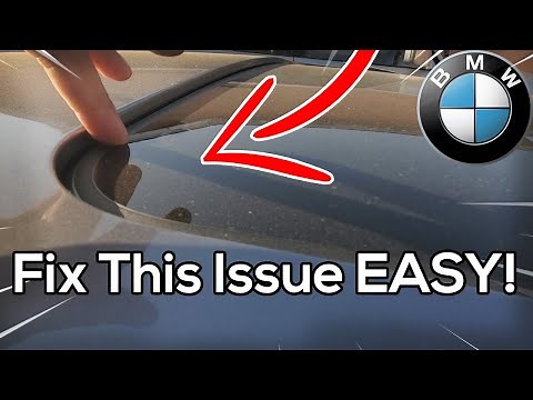 BMW SUNROOF STUCK? THIS IS HOW TO FIX 100%
