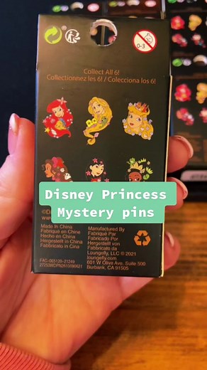 Disney Princess Mystery Pins Unboxing