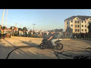 Motorcycle Burnout Contest