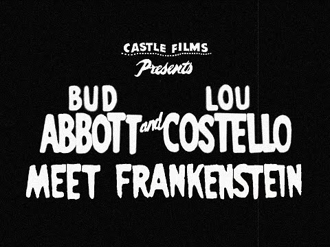 8mm Abbott & Costello Meet Frankenstein Castle Films (recreation)
