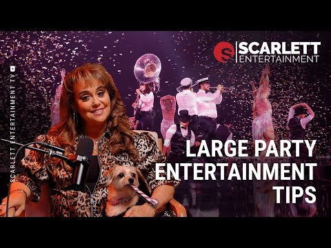 Large Entertainment Party Tips | Las Vegas-Style Stage Shows & Live Bands