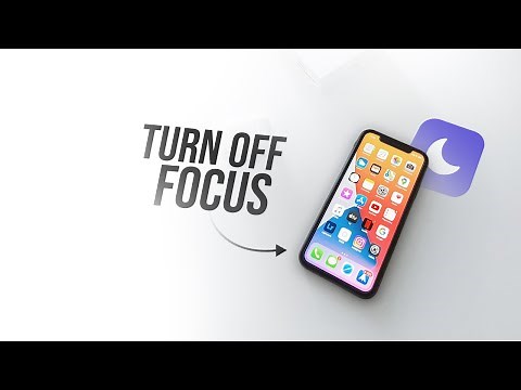 How to Turn Off Focus on iPhone (tutorial)