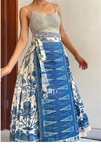 Cara Membuat Rok Mamian dari Batik