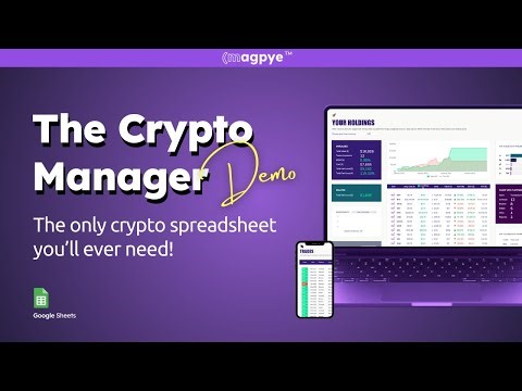 Crypto Manager: Automated Bitcoin & Crypto Portfolio Tracker Spreadsheet, ACB (Google Sheets) | DEMO
