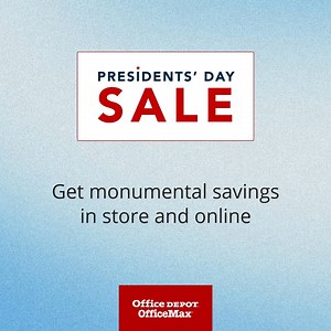 3.1K views · 14 reactions | Our Presidents’ Day Sale is ON and the deals are worth celebrating! Save up to 60% on select chairs, up to $200 off select PCs and more, online and in store. https://bit.ly/4gDimkD | Office Depot | Facebook