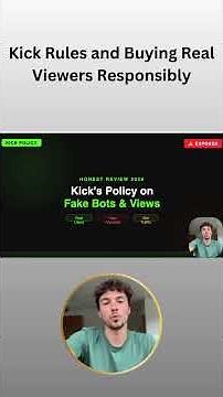 Kick Rules and Buying Real Viewers Responsibly | (2026)