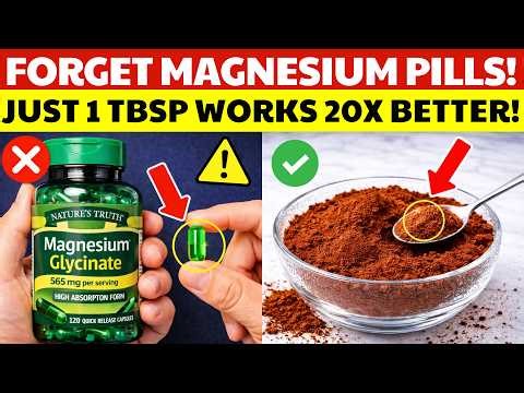 Before You Buy Magnesium Glycinate Again, Watch THIS (FOOD Works 20x Better) | Senior Health Tips
