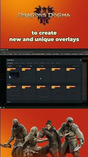 Watch us create a Twitch Overlay for Dragon's Dogma 2 in the OWN3D Pro Scene Builder! #dragonsdogma2