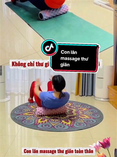 Con lăn massage thư giãn: Hướng dẫn sử dụng và lợi ích