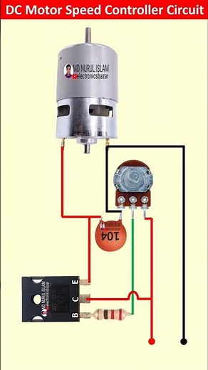 DC Motor Speed Controller Circuit || How to Control The Speed of DC Motor || DC Motor PWM Control