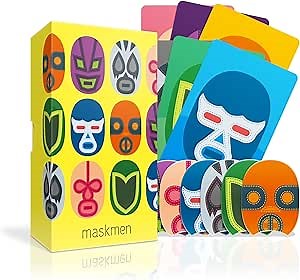Oink Games Maskmen – Strategic Shedding Card Game | 2–6 Players | Ages 9+ | 20-Minute Portable Game