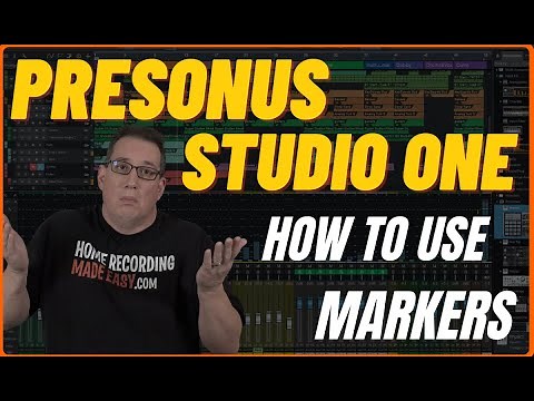 PRESONUS STUDIO ONE | Using Song Markers, Color Events