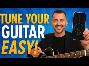 How to Tune a Guitar Step by Step | Easy Guide for Beginners (No Music Knowledge Needed)