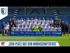 "Dein Platz auf dem Mannschaftsfoto"