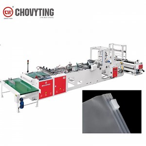 [Hot Item] Slider Zip Lock Bag Making Machine/Plastic Bag Machine Taiwan