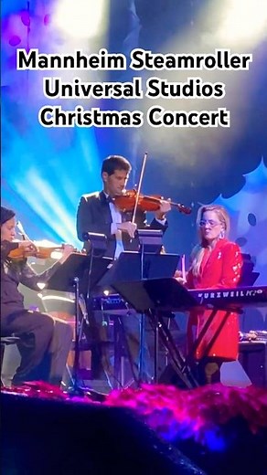 Mannheim Steamroller Universal Studios Christmas Concert 2023 #themeparkmaddy