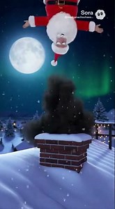 Santa Was NOT Ready for That Chimney 😂🎅