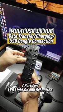 Multi USB 3.0 Hub 7 in 1 #usbhub #usb #usb3 #datatransfer #techreview