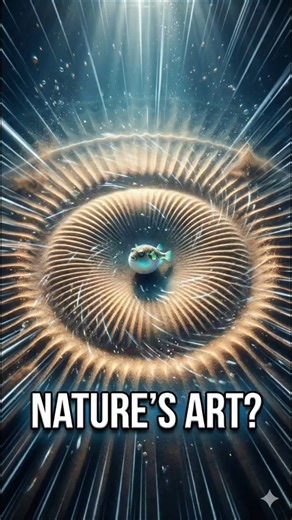 This Perfect Circle Was Made by a Fish. #pufferfish #nature