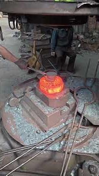 Inside the factory Heavy Forging Scene — Pure Power in Every Hammer Blow #process #forging #ironman