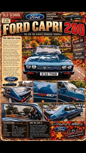 🍂🇬🇧 FORD CAPRI 280 – THE LEGENDARY BROOKLANDS! 🇬🇧🍂