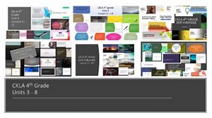 BUNDLE CKLA UNITS 3 - 8  CKLA 4th GRADE POWERPOINT and PDF (2nd ed)