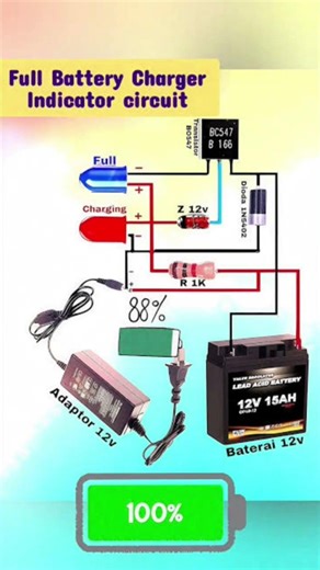 Battery Charging Circuit Using #batteryCharging circuit diagram#