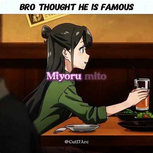 Bro thought he was famous | Anime edit #anime #trending