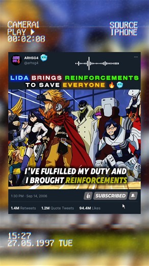 *LIDA* brings *REINFORCEMENTS* to help his friends 🔥🤩 | #myheroacademia #mha #animeshorts