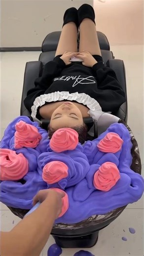 #shorts power of hair colour 💀🔥🔥#hair colour#tik