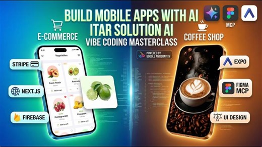 Build React Native Apps with AI: E-commerce Coffee Shop (Expo, Stripe, Firebase) | Noor Mohammad