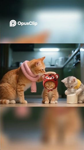 Mom Cat Arrives! Kittens Investigate Kitchen Chaos!