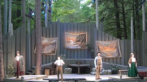 It’s 1908. Sarah Peterson lives alone in the woods on a windy point near Fish Creek, a spot the governor wants to claim for Peninsula State Park. A funny, touching tale of two sisters and the land they love. 🌲🌳🌲🌳 THE FISHERMAN'S DAUGHTERS by Katie Dahl plays Tuesdays, Wednesdays, and Saturdays all summer. Our premiere is quite possibly the world's first eminent domain musical! Don't miss this one, Northern Sky fans, a truly special show about the place we call home. ❤ Costumes: Karen Brown L