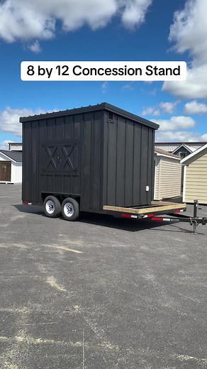 8x12 Concession Stand Built on Trailer