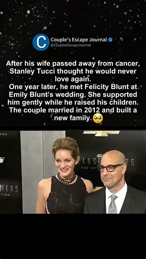 Stanley Tucci Found Love Again After Losing His First Wife #truelove #actor #lovestory