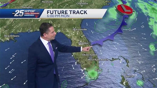 Chances for rain and a weak cold front