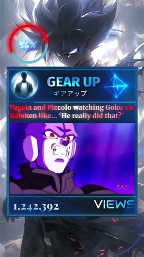 “Goku used Kaioken… Vegeta and Piccolo froze 😱” #anime #goku #dragonballsuper #gokuedit