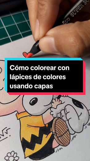 Tutorial: Método de capas para colorear con lápices de colores