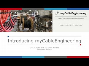 myCableEngineering Introduction