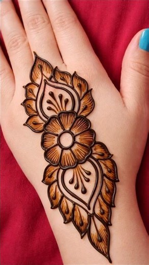 Navratri Special mehndi design for back hand #shorts